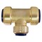 Apollo 1 in. x 1 in. x 3/4 in. Brass Push-to-Connect Reducer Tee FSBT1134 - alternate 4